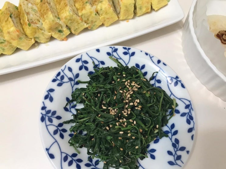  고춧잎 나물무침