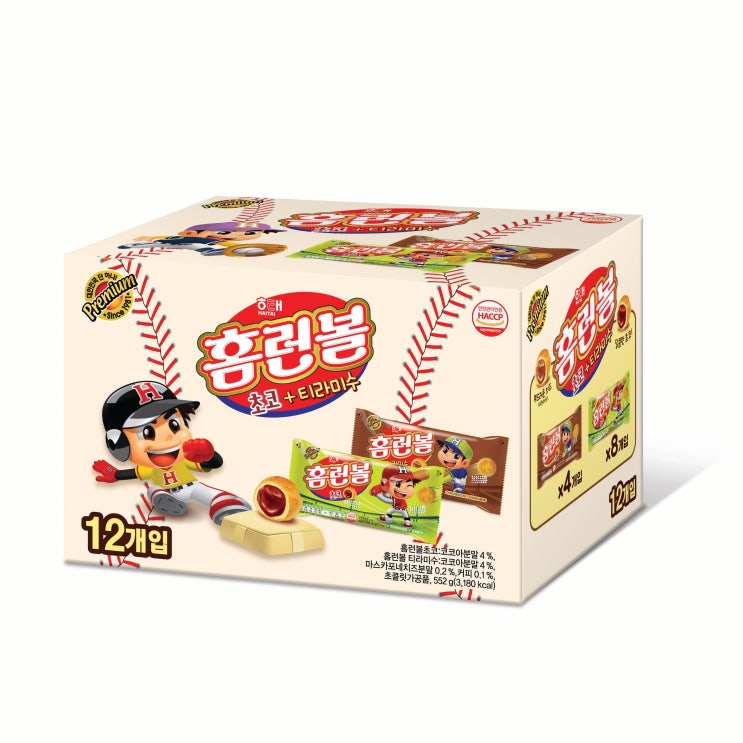 홈런볼 초코 46g x 8p 티라미수 46g x 4p 과자세트, 1세트