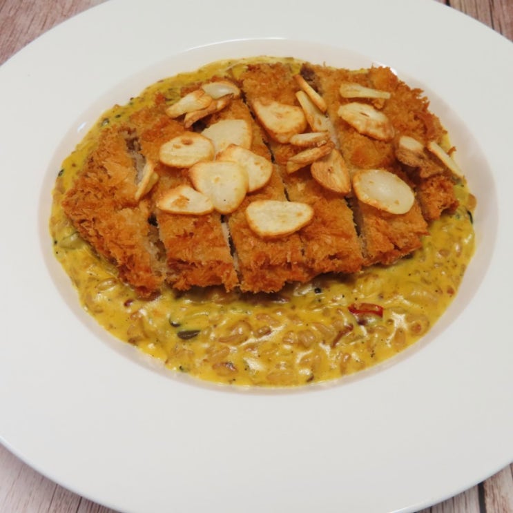 크림카레 리조또