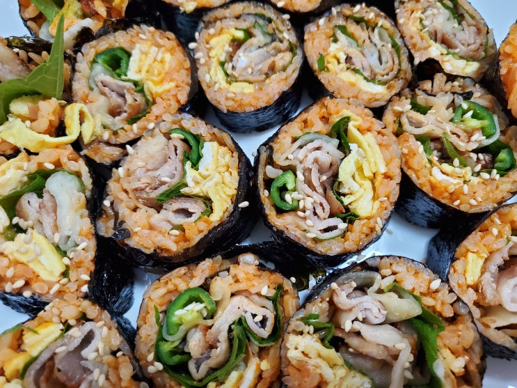  삼겹살 김밥