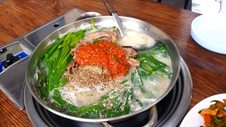  시흥맛집| 열린농원 , 냄새안나는 흑염소전골, 부모님 몸보신 시켜드리는 효도외식