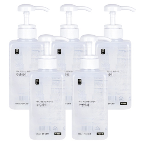  생활공작소 주방세제 석류식초, 500ml, 5개입