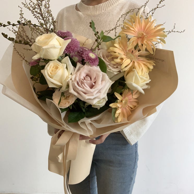 문정동 꽃집 : 따뜻한 꽃다발 [하나멜란지]