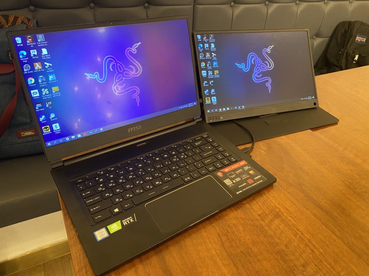  외장 모니터 (with msi thunderbolt)