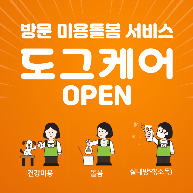  도그케어 서비스 오픈