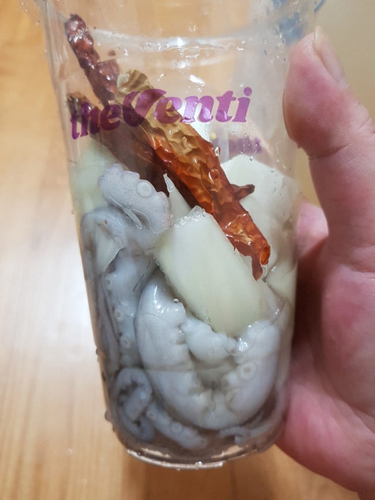  액상소금 저림수 낙지젓갈 만들기