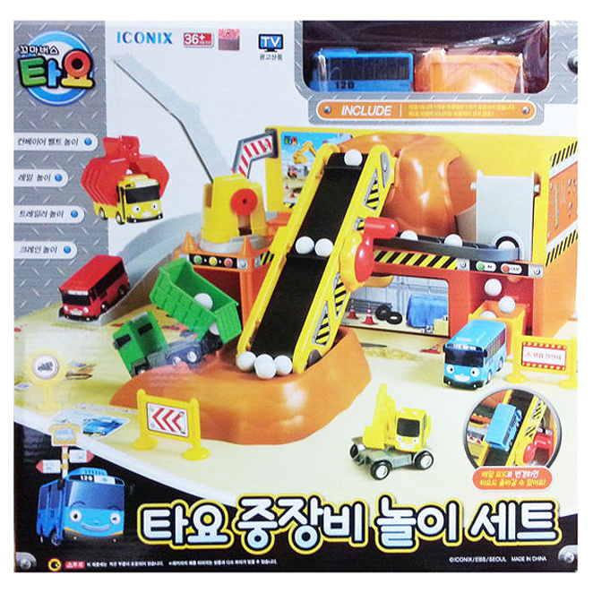  타요 중장비 놀이 세트, 혼합색상