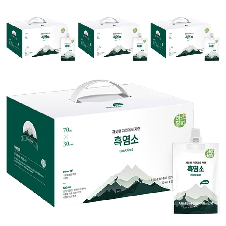  천호엔케어 하루활력 깨끗한 자연에서 자란 흑염소, 70ml, 120개입