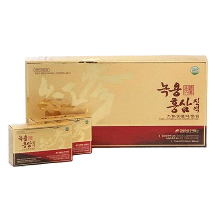  고려인삼 녹용 홍삼 진액, 70ml, 30개