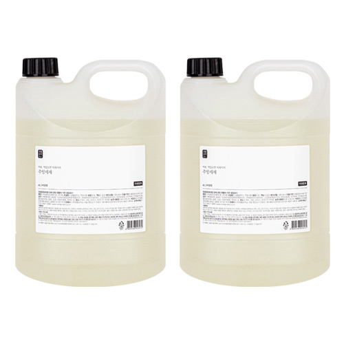  생활공작소 주방세제 바질향, 4L, 2개입