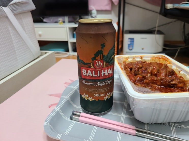 한신포차 닭발이랑 발리하이 로맨틱 나이트 라거맥주, 불금집콕 한신포차 닭발이랑 발리하이 로맨틱 나이트 라거맥주, 불금집콕