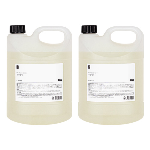  생활공작소 쌀뜨물 주방세제, 4L, 2개입