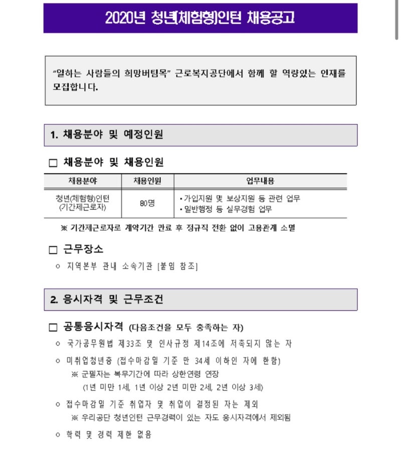 근로복지공단 인턴 서류, 면접 후기(2018, 2019 +추가 2020년) : 네이버 블로그