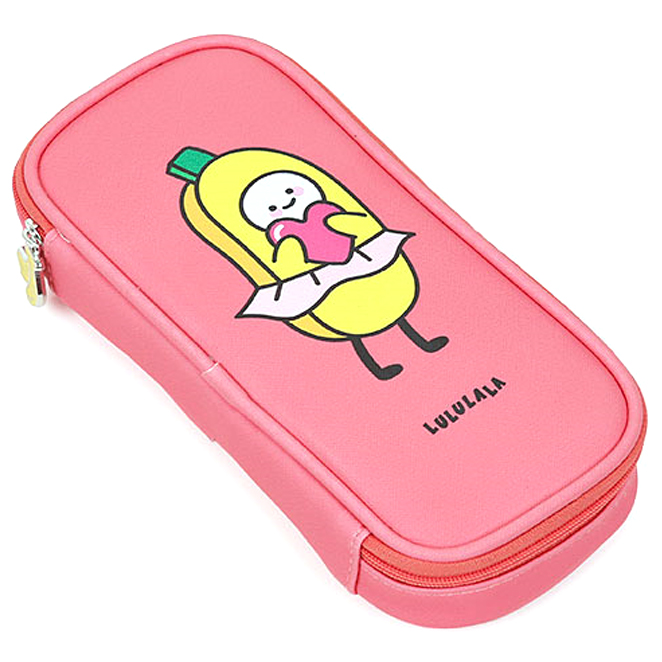  포포팬시 룰루랄라 컬러팝 파우치형 필통, 핑크, 1개