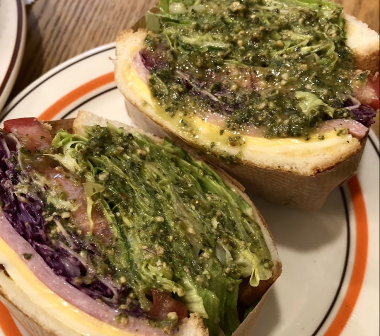 [등촌맛집] 디저트레오 간단한 점심으로 바질 샌드위치 추천