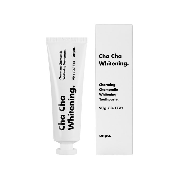  언파 차차 프리미엄 미백 치약, 90g, 1개