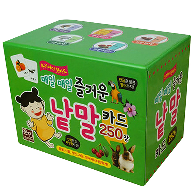  매일매일 즐거운 낱말카드 250장, 훈민출판사(전집)
