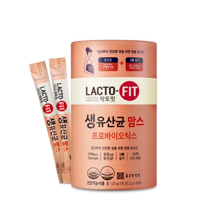  종근당건강 락토핏 생유산균 맘스, 120g, 1통