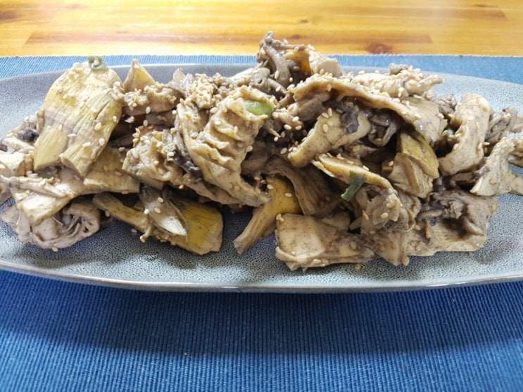  색다르게 먹어본 죽순볶음