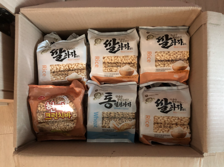 홈쇼핑 &lt;우리쌀 곡물과자 26봉&gt; 후기