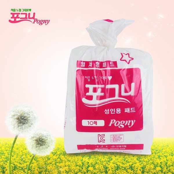 포그니 성인용 산모패드 50매 100매 150매 일자 기저귀, 10매, 5팩
