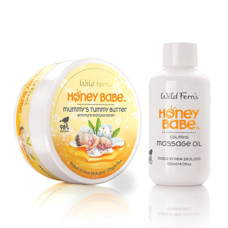  와일드펀스 마미 터미버터 175g + 마사지오일 120ml 임산부 바디 크림세트, 1세트