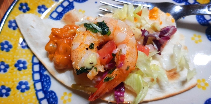  홈쿠킹 쌤킴 요리 따라하기-새우 브리토 (Marinated spicy shrimp burrito)