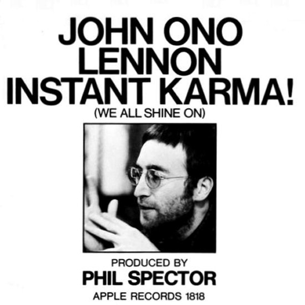 John Lennon - Instant Karma [듣기, 노래가사, Audio, LV]