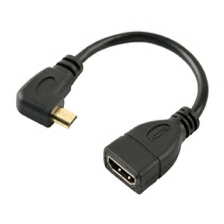  [ALN_0454245] C마이크로 HDMI MHDMI F 10cm 좌향젠더 컴퓨터부품 젠더 컴퓨터용품 HDMI젠더 PC부품, 단일상품, 단일상품