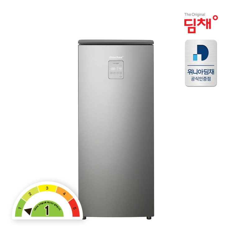  딤채 [포토리뷰글라스락2.7L증정] EDS10DFMMS 102리터 1등급 스탠드형 김치냉장고