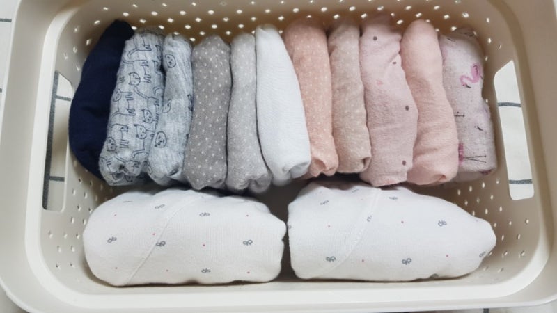 팬티 접는 법 / 여자 팬티 개는 법, 팬티 바르게 개는 법