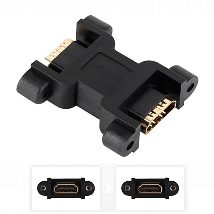  [AQC_2667277] 넷메이트 판넬 고정형 HDMI FF 연장 젠더 WH2376 HDMI연장커넥터 젠더 HDMI연장케이블 HDMI젠더 컴퓨터부품, 단일상품