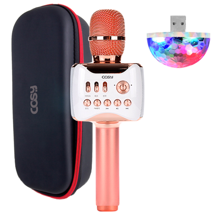  코시 파운드 블루투스 마이크 + 미러볼 + 케이스, SP3272MKBT