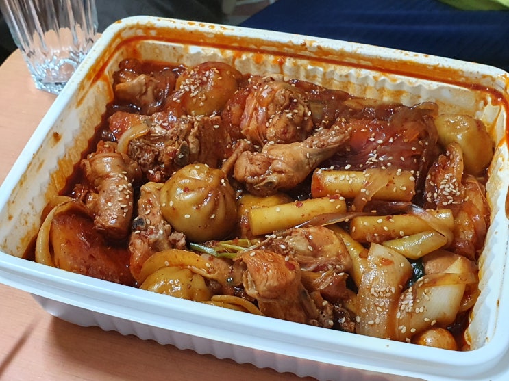 [문정동 찜닭] 동궁찜닭 문정점 방문포장 (+생파)