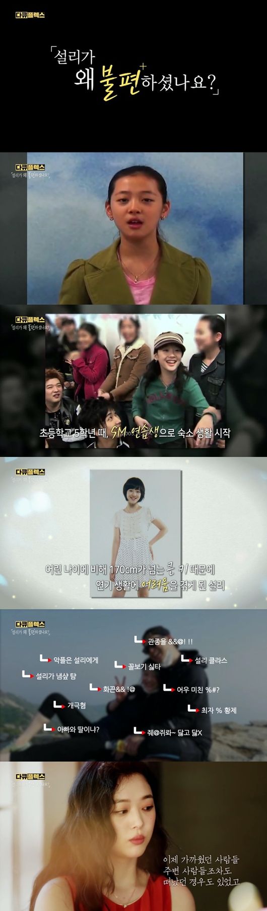  다큐플렉스'PD "故 설리 엄마와 최자 악플? 비극의 시작...