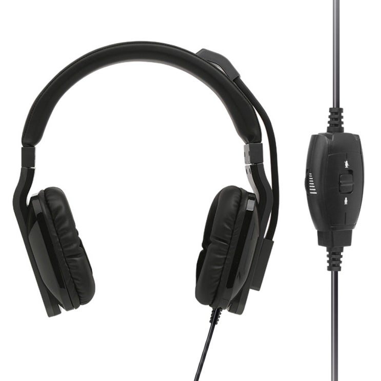  아이리버 STONE 스테레오 게이밍 헤드셋 IR-H50V, 블랙