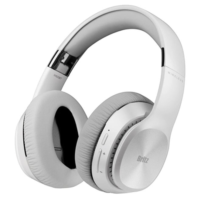 브리츠 유무선 블루투스헤드폰, White, W820BT