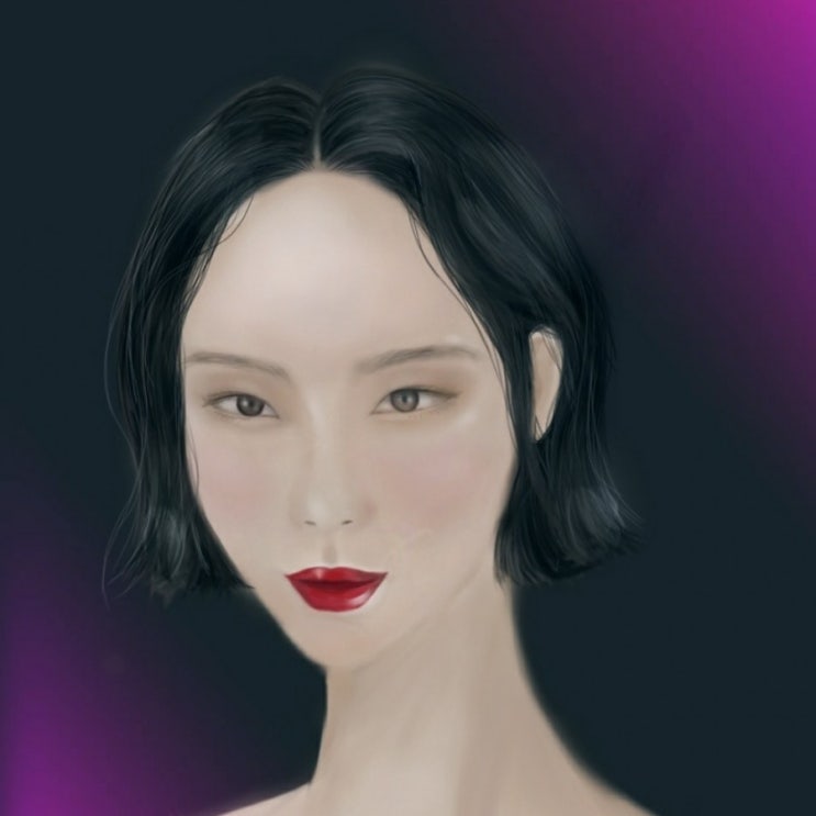  [디지털드로잉]오토데스크스케치북으로그린 자화상