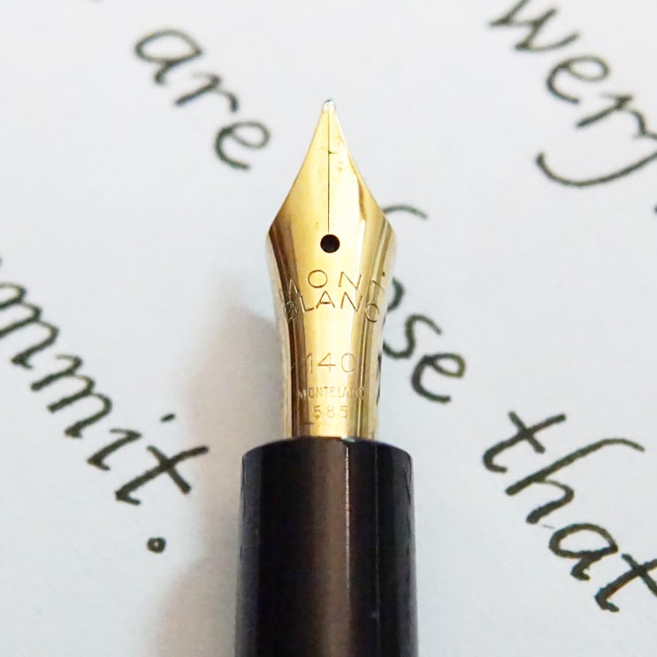  Noam Chomsky Quote (Montblanc 344 OF nib)