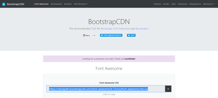  아이콘 디자인은 폰트어썸 Fontawesome