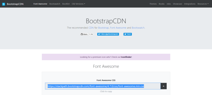 아이콘 디자인은 폰트어썸 Fontawesome