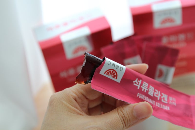 고려은단 석류콜라겐 젤리스틱 이너뷰티 먹으면서 관리해요