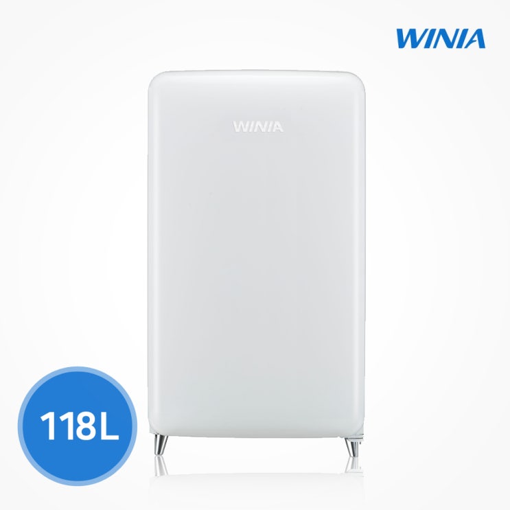 위니아 칵테일 프리미엄 소형 냉장고 (118L) ERT118CW, 화이트
