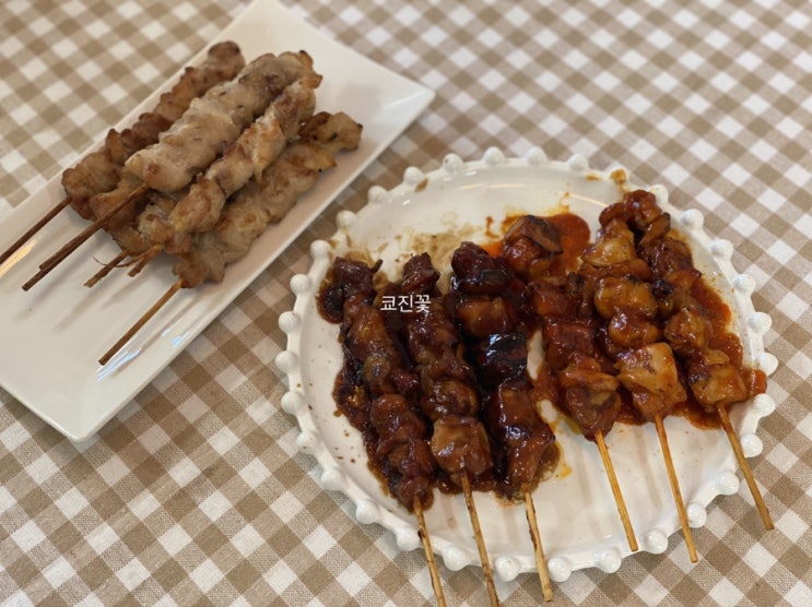  노브랜드 3종 [오리지널 닭꼬치 / 숯불데리야끼 닭꼬치 / 숯불매콤 닭꼬치] 에어프라이어 간식 최고 乃