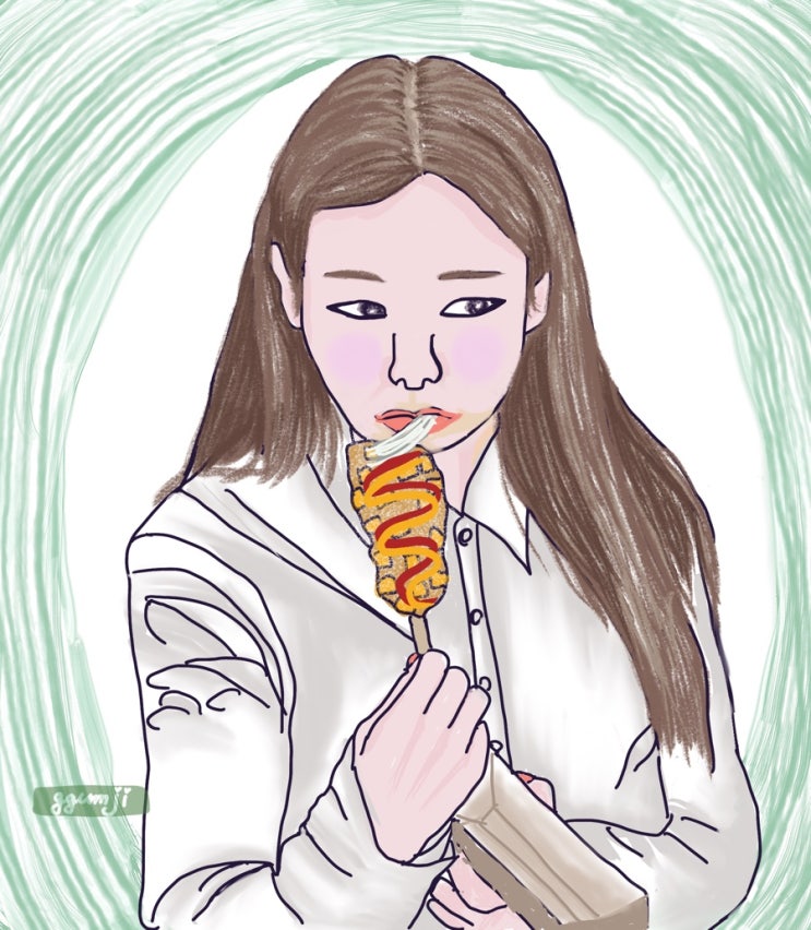  아이패드로 그려요 - 간식