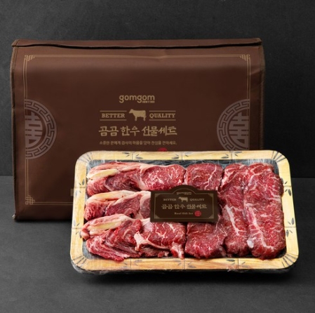 곰곰 한우 선물 세트 1.2kg (꽃등심 600g + 안심 300g + 채끝등심 300g) (냉장) 1세트 추석선물 사전예약 정보 곰곰 한우 선물 세트 1.2kg (꽃등심 600g + 안심 300g + 채끝등심 300g) (냉장) 1세트 추석선물 사전예약 정보