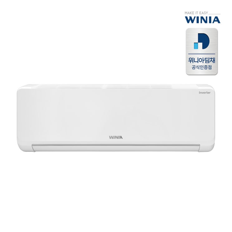  위니아 공식판매 인버터 벽걸이에어컨 WRV11CHW (약11평형) 기본설치무료, WRV11CHW 서울지역