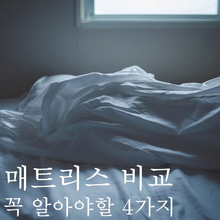  매트리스 비교 시 꼭 알아야할 것(매트리스 사이즈, 내장재, 토퍼,  강도) 그리고 내 선택은 앤씰 스트링 매트리스