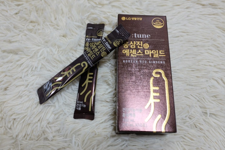  [솔직리뷰] 홍삼제품 추천! 리튠 홍삼진 에센스 마일드