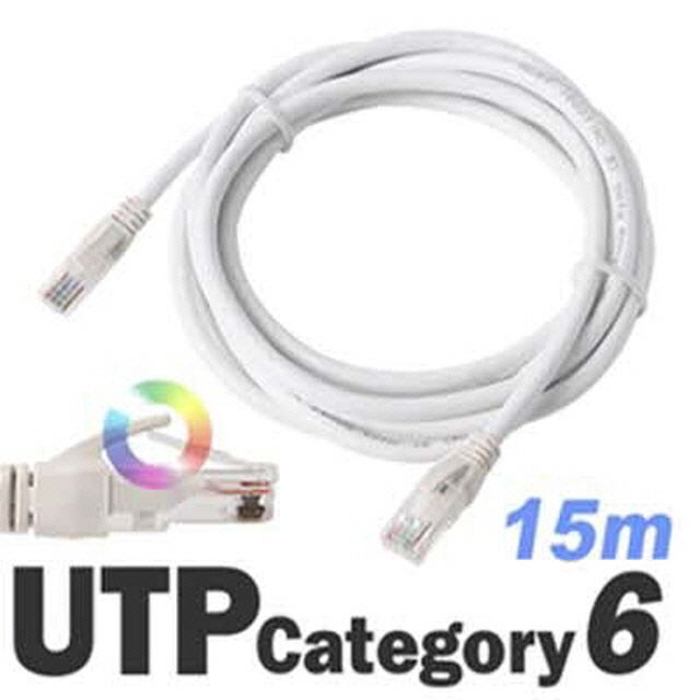  151 윤스 / DA-UTP14G 15m(Category6)/UTP/UTPCAT6/랜/네트워크/케이블/랜케이블/컴퓨터부품 공유기 utp케이블 랜선 랜케이블/랜장비, 단일 색상
